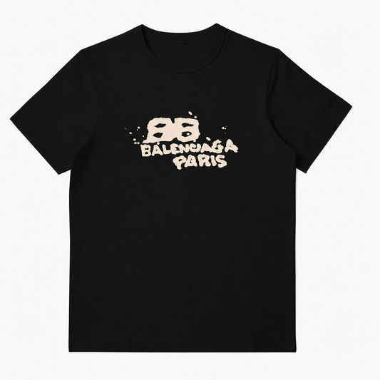 Crew Neck Letter Print Pullover Short Sleeve T-Shirt Regular Fit Unisex
