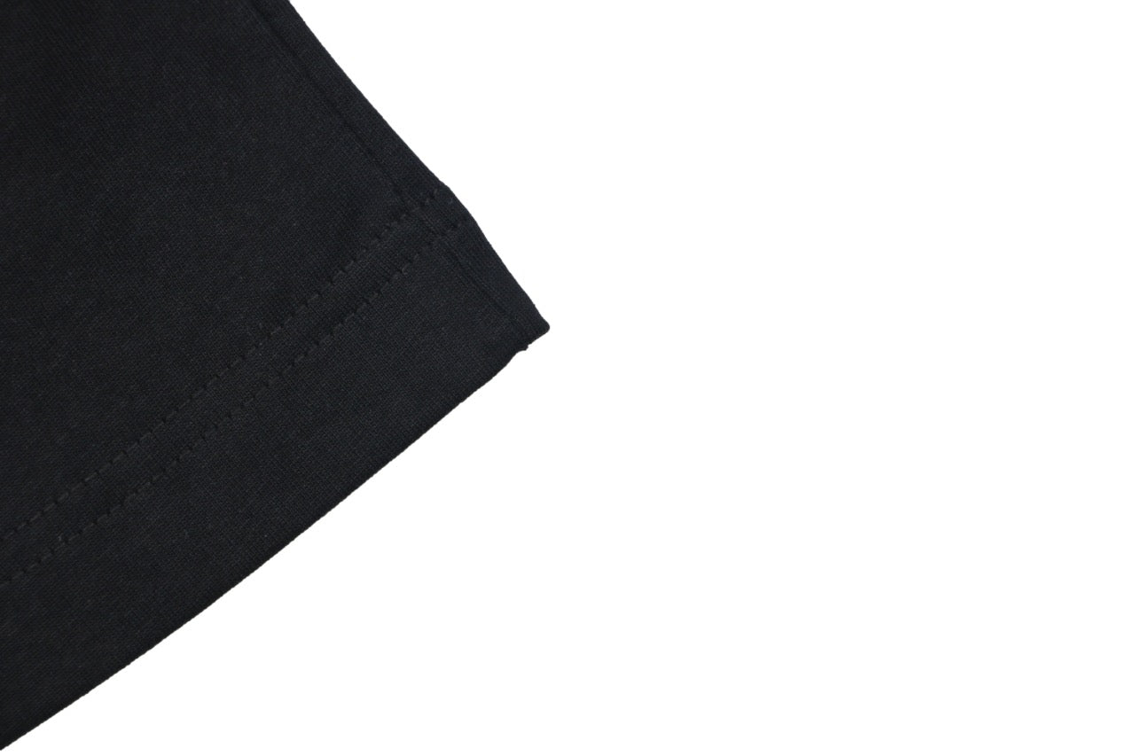 New Black Letter Logo Print Graphic Tee, Crew Neck Short Sleeve T-Shirt