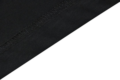 New Black Letter Logo Print Graphic Tee, Crew Neck Short Sleeve T-Shirt