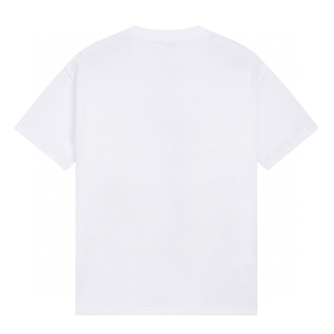 New Black Handwritten Letter Logo Graphic T-Shirt, Crew Neck Short Sleeve Casual Tee