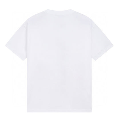 New Black Handwritten Letter Logo Graphic T-Shirt, Crew Neck Short Sleeve Casual Tee